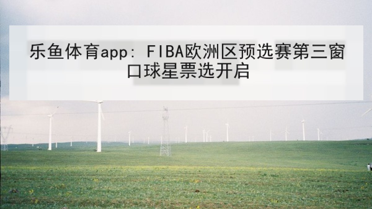 乐鱼体育app: FIBA欧洲区预选赛第三窗口球星票选开启