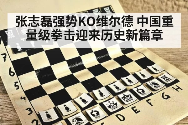 张志磊强势KO维尔德 中国重量级拳击迎来历史新篇章